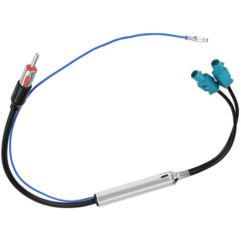 Adaptateurs Extension Antenne FM Stéréo Pour Voiture - Lot De 2 - Longueur 20 Cm - Améliore Réception Radio