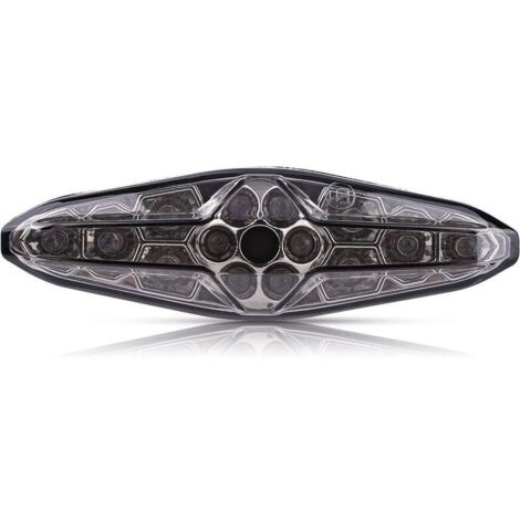 Feu Arrière Moto LED 12V, 15 LEDs, étanche - Feu Stop Et Position Intégrés, Universel - 9