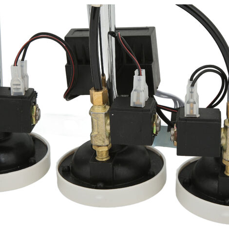 Ej.Life Klaxon à air 3 trompettes 6 airs chromé 305/342/385x79mm DC12V/24V pour Club Cars Trucks Yachts