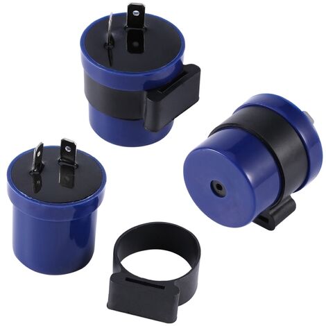 Relais Clignotant Moto 2 Broches - 6V-12V - Lot De 2 - Compatible Plupart Modèles
