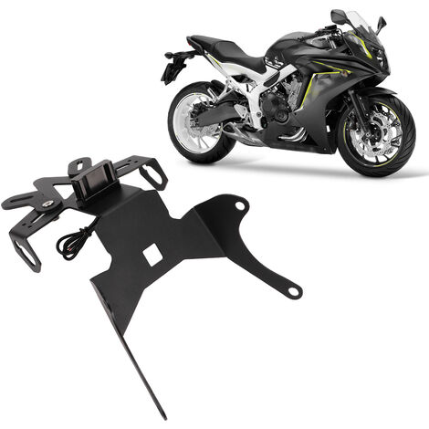 Ej.Life Support de Plaque D'immatriculation de Moto, Support de Plaque D' immatriculation de Moto