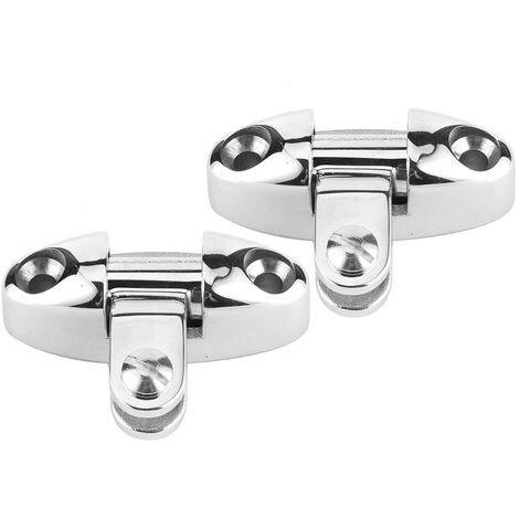 Charnières Bimini Pour Bateau - Lot De 2, Acier Inoxydable - Support Toit Bateau, Installation Facile - 12