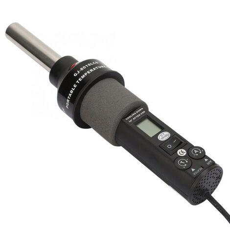 Ej.Life Pistolet À Air Chaud Decapeur Thermique 8018Lcd 220V 450W Pistolet À Air Chaud Électronique Ajustable Pistolet Thermique Pistolet À Air Chaud Électrique Décapeur Thermique Pistolet À Air Chaud