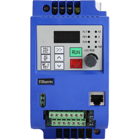 Convertisseur De Fréquence (VFD) 0,75kW - Entrée 230V Monophasé, Sortie Triphasée - Pour Moteurs