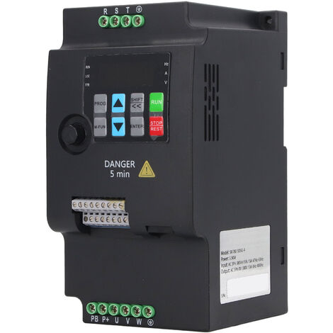 Ej.Life – Variateur de fréquence 5.5KW – AC 380V à 0-380V – 13A – Technologie RS485 pour contrôle synchrone – Applications : ventilateurs, pompes