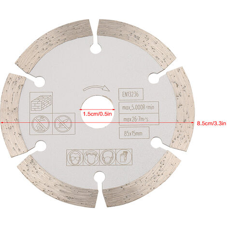 Ej Life Mm X Mm Coupe Circulaire Scie En Bois De Diamant De Travail Rotatif Coupe Dis Outil