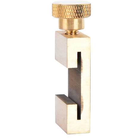 EJ.LIFE Outil de Scribe en bois, Repère de Marquage en Laiton Règle Outil de Mesure de Charpentier Règle en Acier Jauge de Positionnement