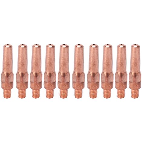 Pointe De Contact MIG M6 0.8mm - Lot De 20 Pièces En Cuivre Pour Soudage Sans Gaz, Pour Torches MB15/AK15
