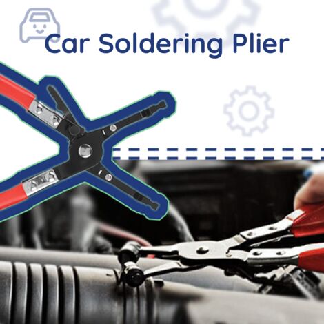 EJ.LIFE Pince  Souder, Pince  Souder Multifonction, Outil de Serrage de Fil, Pince  Souder en Mtal, Outil D'identification pour la Rparation de L'entretien Automobile