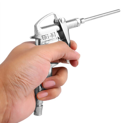 EJ.LIFE Soufflette Air Pistolet d'air avec Buse Pistolet de Gonflage Long en Alliage pour Compresseur DG-10