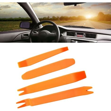 4pcs Kit Outils de Démontage Garniture Intérieure Voiture Porte Tableau de  Bord