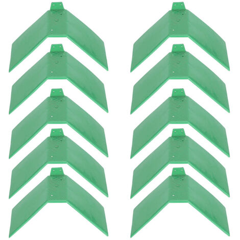 EJ.LIFE 10 pièces en plastique petit vert anti-dérapant conception colombe repos support Pigeon perches perchoir cadre oiseau fournitures (1/9)
