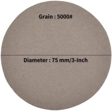 50pièces Papier Abrasif 75mm Disque De Ponçage -Papier De