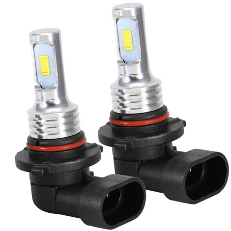 Ej.Life 2pcs H10 9145 80W 8000K Blanc LED Ampoule Antibrouillard 12-24V Remplacement Universel (1/5)
