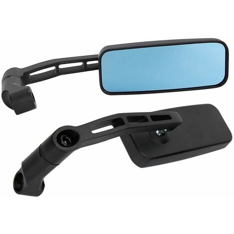 Ej.Life Miroir de moto, 2 pièces miroir latéral rond de moto rotatif, 7/8  rétroviseurs