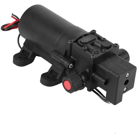Pompe à Diaphragme 24V 80W - Débit 5.5L/min - Auto-amorçante Avec Pressostat - Parfaite Pour Lavage Voiture Et Pulvérisation