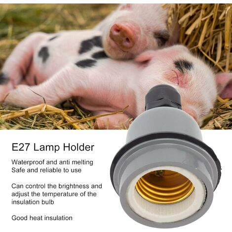5pcs E27 étanche en aluminium ampoule lampe support de lampe douille pour