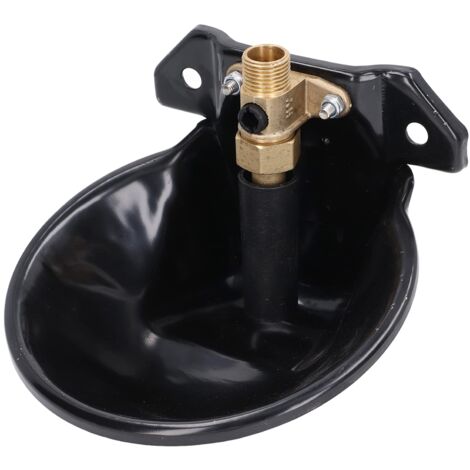 QiMeiTech Systme de Distributeur Automatique de Bol d'eau Potable pour Moutons, Abreuvoir pour Animaux de Ferme paissi en Acier Inoxydable pour Chvres PRENFLE (1/5)