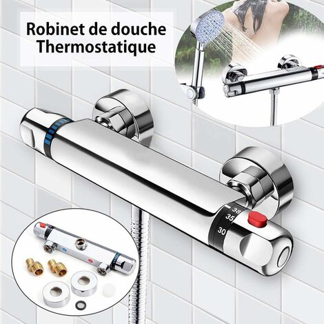 Ej Life Mitigeur Thermostatique Douche Anti Br Lure Avec Bouton De