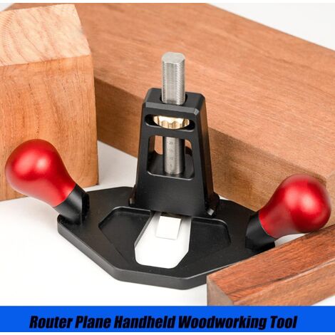 Router Manuale Per Legno | Pialla A Mano Con Lama In Acciaio Inox | Profondità Regolabile | Per Falegnami E Hobby
