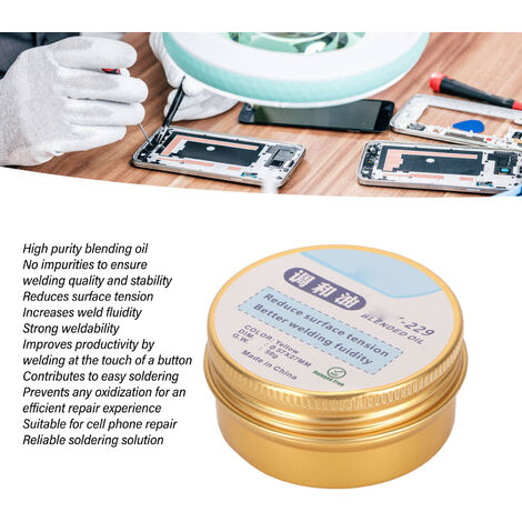Pâte à Souder Flux Colophane 20g - Haute Pureté Pour Soudures électriques Fiables