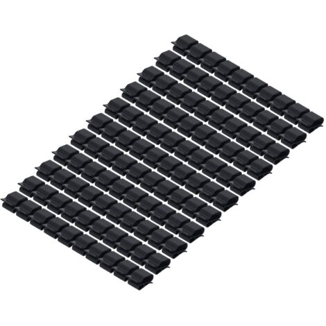 QUARKZMAN 25pcs Remorque Câblage Agrafes, 0,9" Longueur Solaire