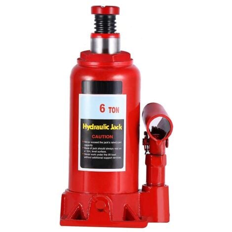 Rosvola Cric bouteille hydraulique 6 tonnes -rouge
