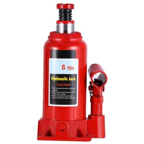 Rosvola Cric bouteille hydraulique 6 tonnes -rouge