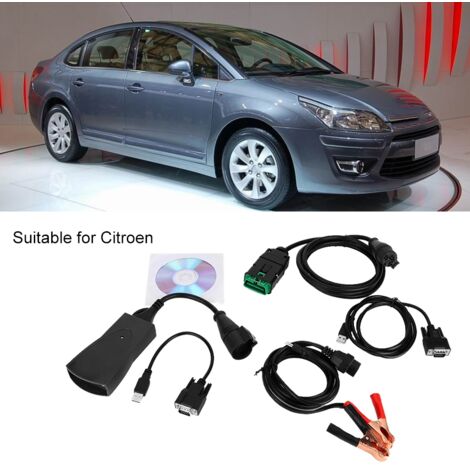 Ej.Life Outil de Diagnostic de Voiture, Lexia 3 Pleine Puce PP2000 Interface de Diagnostic V7.83 Outil de Diagnostic Automatique pour Tous Les Modèles A