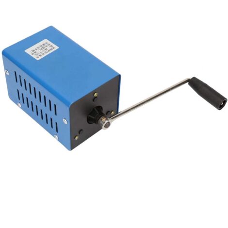 Générateur USB à Manivelle Manuel - Chargeur D'urgence Pour Téléphone, Activités Outdoor (noir) - 10