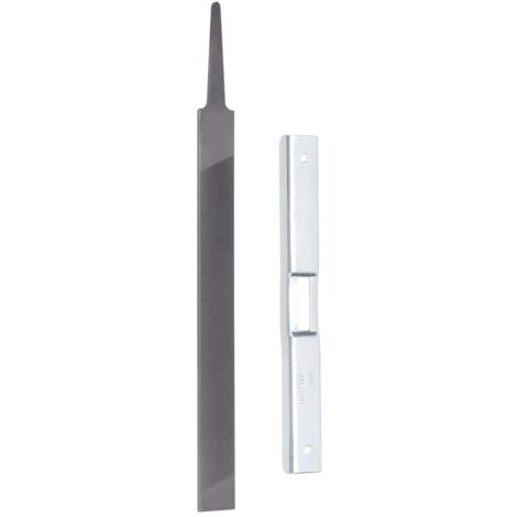 Ej.Life Kit D'outils D'affûtage de Tronçonneuse Universel 2 Pièces Ensemble de Fichiers Plats de Jauge de Profondeur de Scie à Chaîne, pour L'élagage D'arbres, L'aménagement Paysager, le Travail de Ja (1/5)