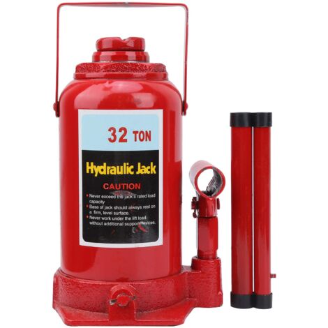 Rosvola Cric bouteille hydraulique 32 tonnes -rouge (1/5)