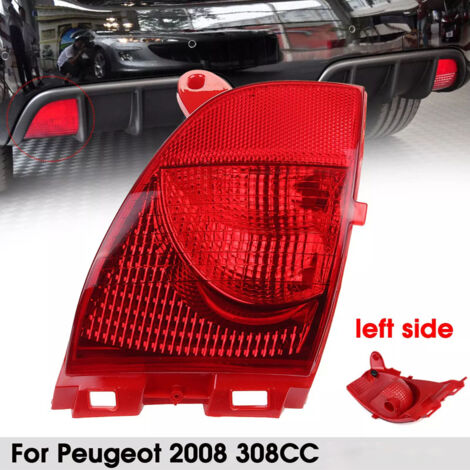 Ej.Life Feu Arrière De Pare-Chocs De Voiture Feu Arrière Feu Stop Pour Peugeot 308 Cc C3 2008 Citroen C3Xr 2009-2011 6350 Gj 6351 Gh - La Gauche