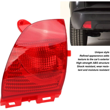 Ej.Life Feu Arrière De Pare-Chocs De Voiture Feu Arrière Feu Stop Pour Peugeot 308 Cc C3 2008 Citroen C3Xr 2009-2011 6350 Gj 6351 Gh - La Gauche