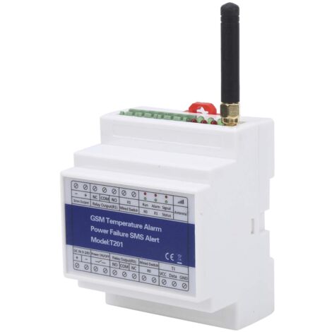 Alarme de surveillance à distance de température d'humidité SMS GSM, thermomètres intérieurs Alarme de température Alerte de panne de courant (1/5)