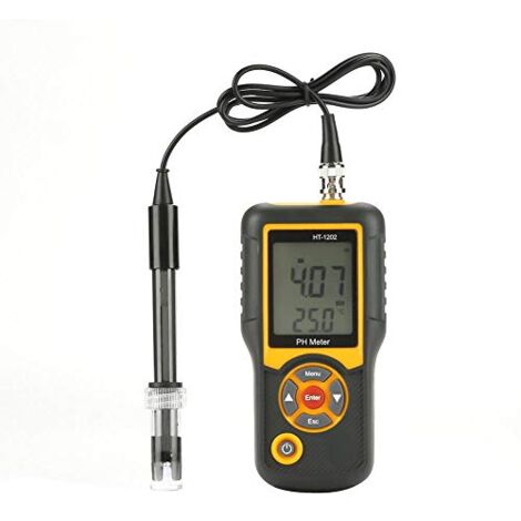 HT-1202 Numérique PH Mètre, Autocollants Autocollants de panneau d'interrupteurs Haute Précision Qualité De L'eau Testeur De Température Mètre 014PH (1/5)