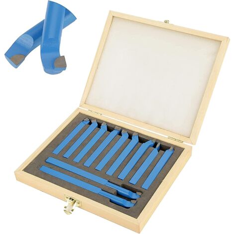 Kit De 4 Outils De Tour En Carbure Brasé P30 - Carré 10 Mm, Marque ASSUR