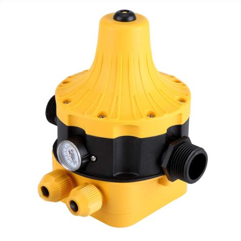 Ej.Life IP65 220V Contrôleur de Pression de Pompe à Eau Pressostat Automatique Électronique Contrôleur de Pression avec Gauge Maison Accessoire A (1/5)