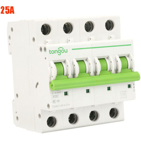 Mini Stroomonderbreker 4P, 25A, C Curve, Grijs, Biedt Bescherming Voor Stroomcircuits In Woon En Industriele Omgevingen Compact Efficient Ontwerp Veilig Gebruik 2927916669
