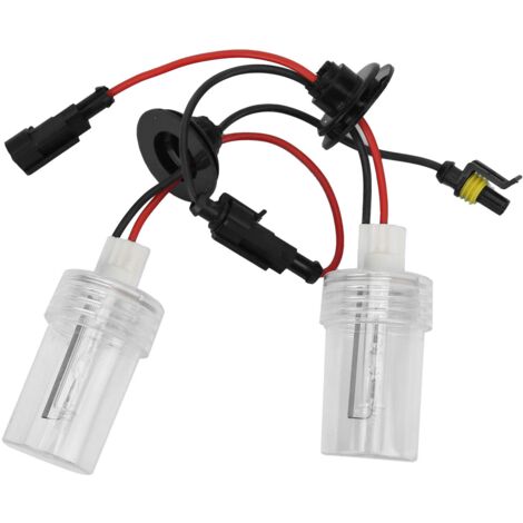 Ej.Life Ampoules de Phares Xénon 8000K, 2 Pièces Ampoules de Phares au Xénon HID Remplacement de Lampe 100W 8000K H1 Prise pour 12V Auto A (1/5)
