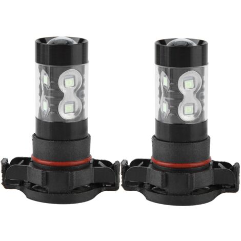 Ej.Life 2Pcs h16 5202 Phare à LED, 8000K Bleu glace 100w Ampoules de Phare Kit Phare Antibrouillard Voiture Lampe (1/5)