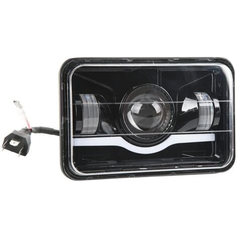 Phare De Moto Universel à Feux De Route/croisement LED 60W 6000K Feux Diurnes Auto Clignotante