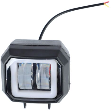 Ej.Life Phare Antibrouillard de Moto, Lumière Vive de Phare de Moto 12 à 24 V avec Ouverture Bleue pour Moto (1/5)