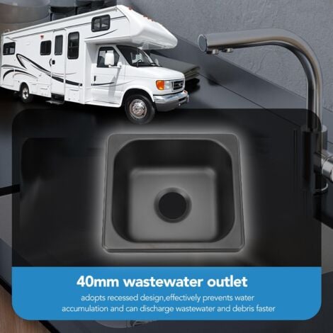 Evier Camping Car VIGO Ensemble De Drain D'évier De Cuisine De 4 Po Avec Crépine Et Bouchon De Panier En Aci... | Home Depot Canada Evier Inox 1 Bac