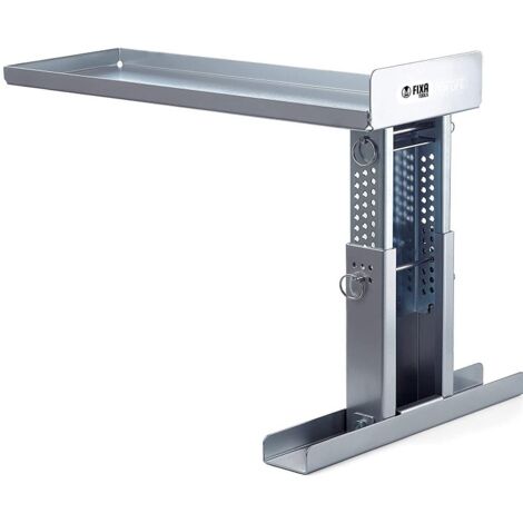 Rosvola – Niveleur de jambe d'échelle – Stabilisateur d'escalier en acier haute résistance – Micro-réglable pour surfaces inégales – Accessoires inclus (1/5)