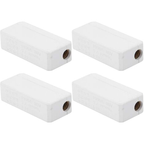 Barrière De Jonction Electrique 2,5mm² - Blanc - 10 Pièces - Connexion Rapide Fils