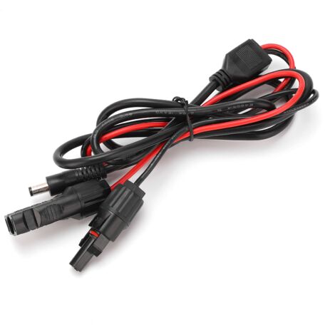 Câble de Charge Solaire, DC5521 Câble de Charge Solaire 300V Câble d'alimentation à 2 Conducteurs pour électricien Cordon d'alimentation Solaire pour Appareils Ménagers (1/5)