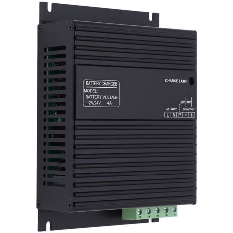 Ej.Life Genset Smart Charger, Chargeur de Batterie de Générateur Universel 12V 24V en Alliage d'aluminium Conversion Rapide Durable pour la Charge (ZH-CH2804A) (1/5)