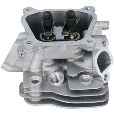 Ej.Life Tête de cylindre de moteur à essence, assemblage de culasse industriel forte compatibilité pour générateur de 2,5 kW/2,8 kW pour 168F/170/GX270 6,5 CV pour tondeuse à gazon (1/5)