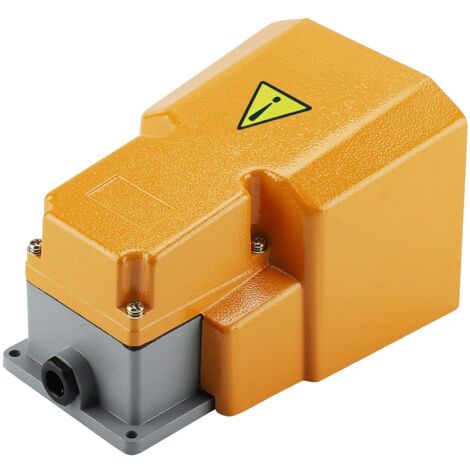 Rosvola Interrupteur à Pédale en Aluminium 250 V 10 A Résistant à L'huile Résistant à La Corrosion et à La Corrosion Interrupteur Marche/Arrêt (1/5)